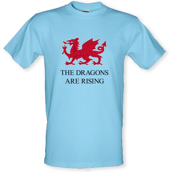 Wrexham The Dragons are Rising t-shirts